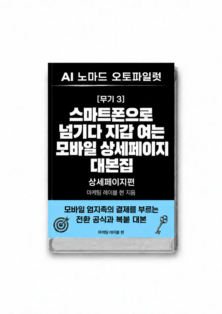 모바일 상세페이지 대본집